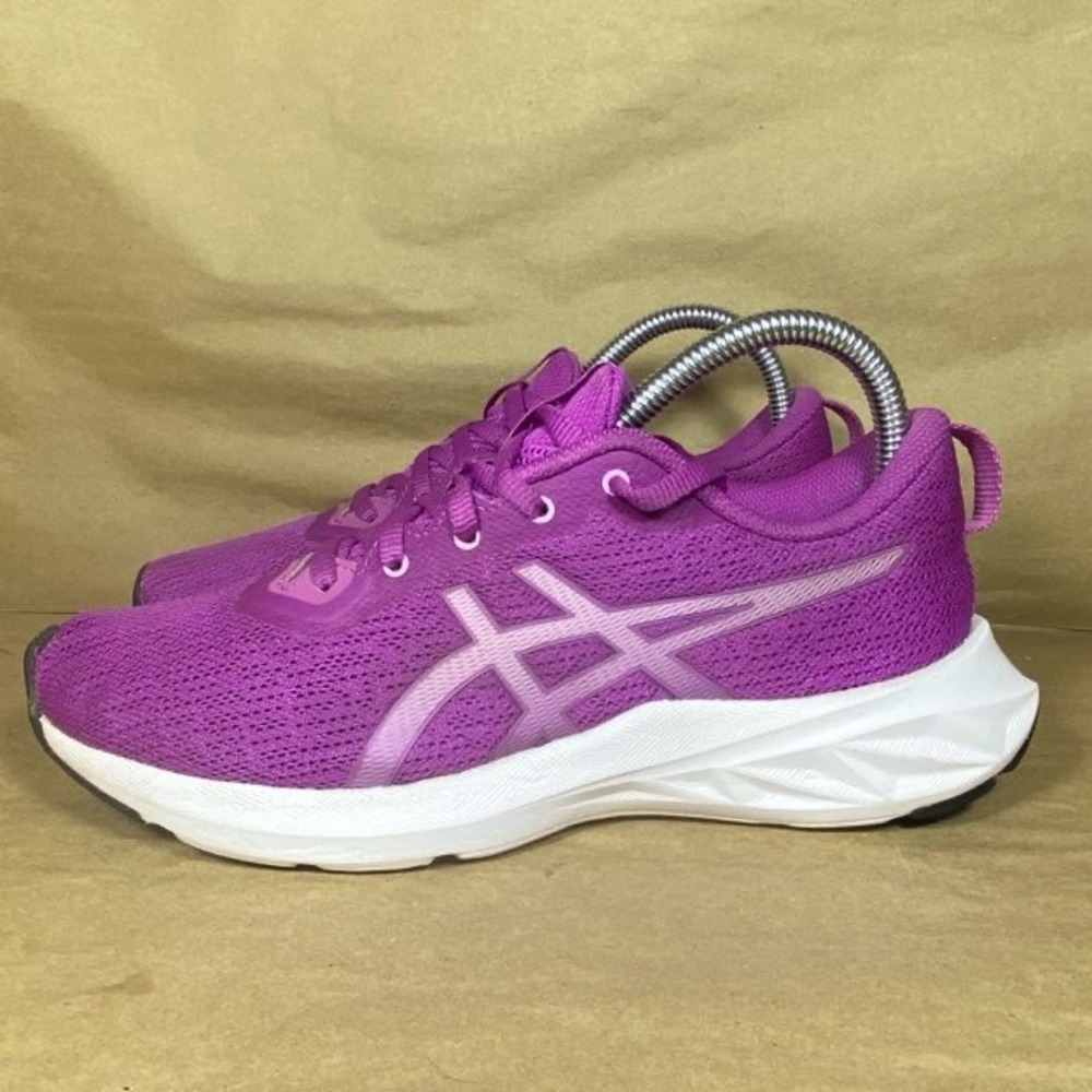Asics Jolt 4 Running Shoes Mens 7 Purple Solid Mesh Lace Up Lightweight Sneakers